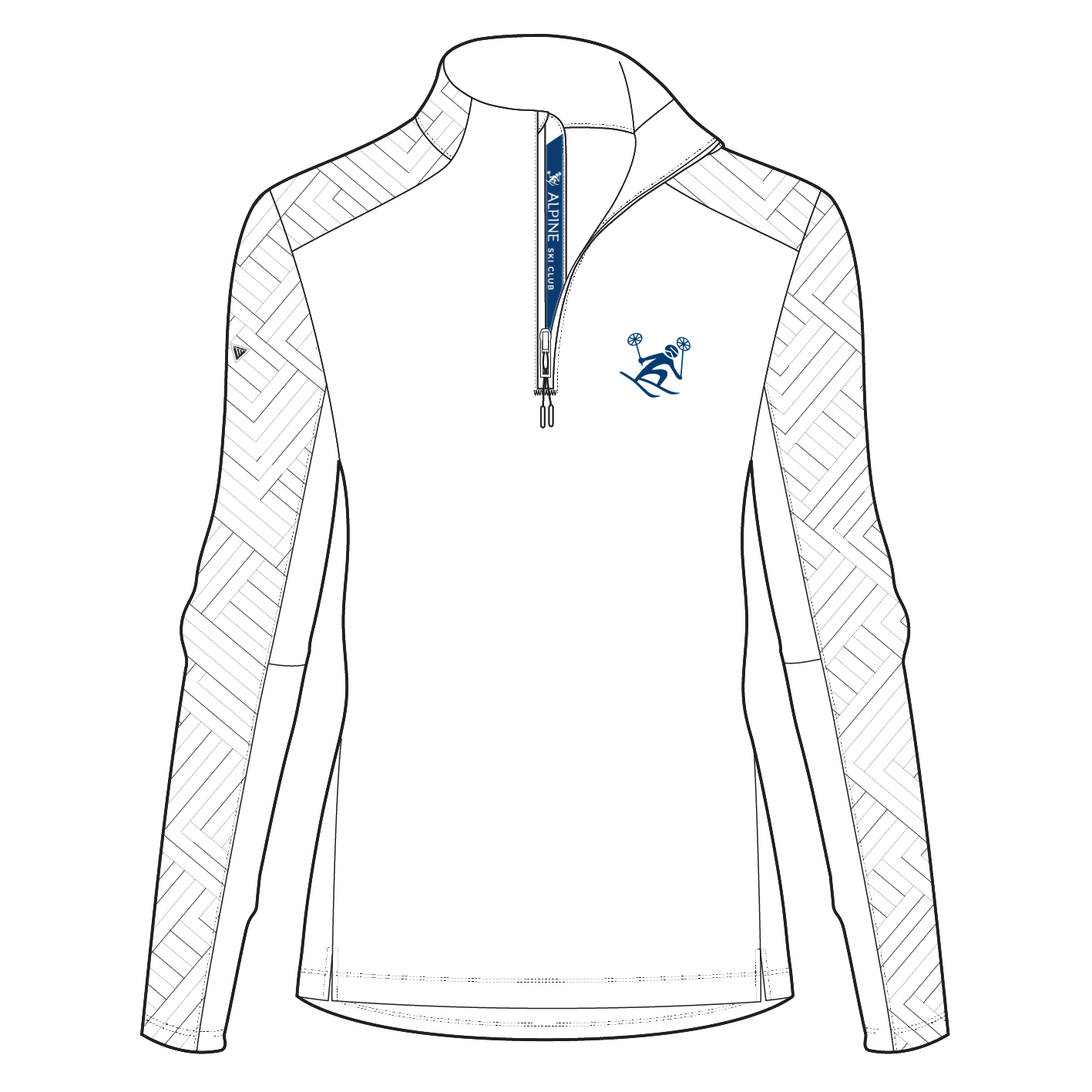 Alpine Women’s Quilted 1/4 Zip - Yeti